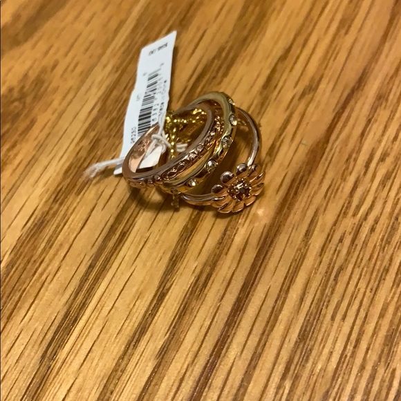 Flower Stacking Rings - Picture 2 of 4